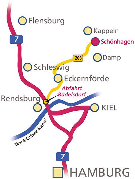 Weg nach Sch&ouml;nhagen